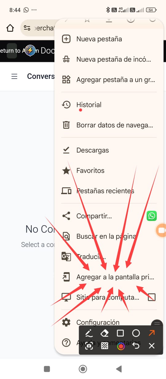 Agregar a pantalla principal